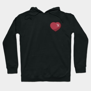 Hurt Heart with bandages Hoodie